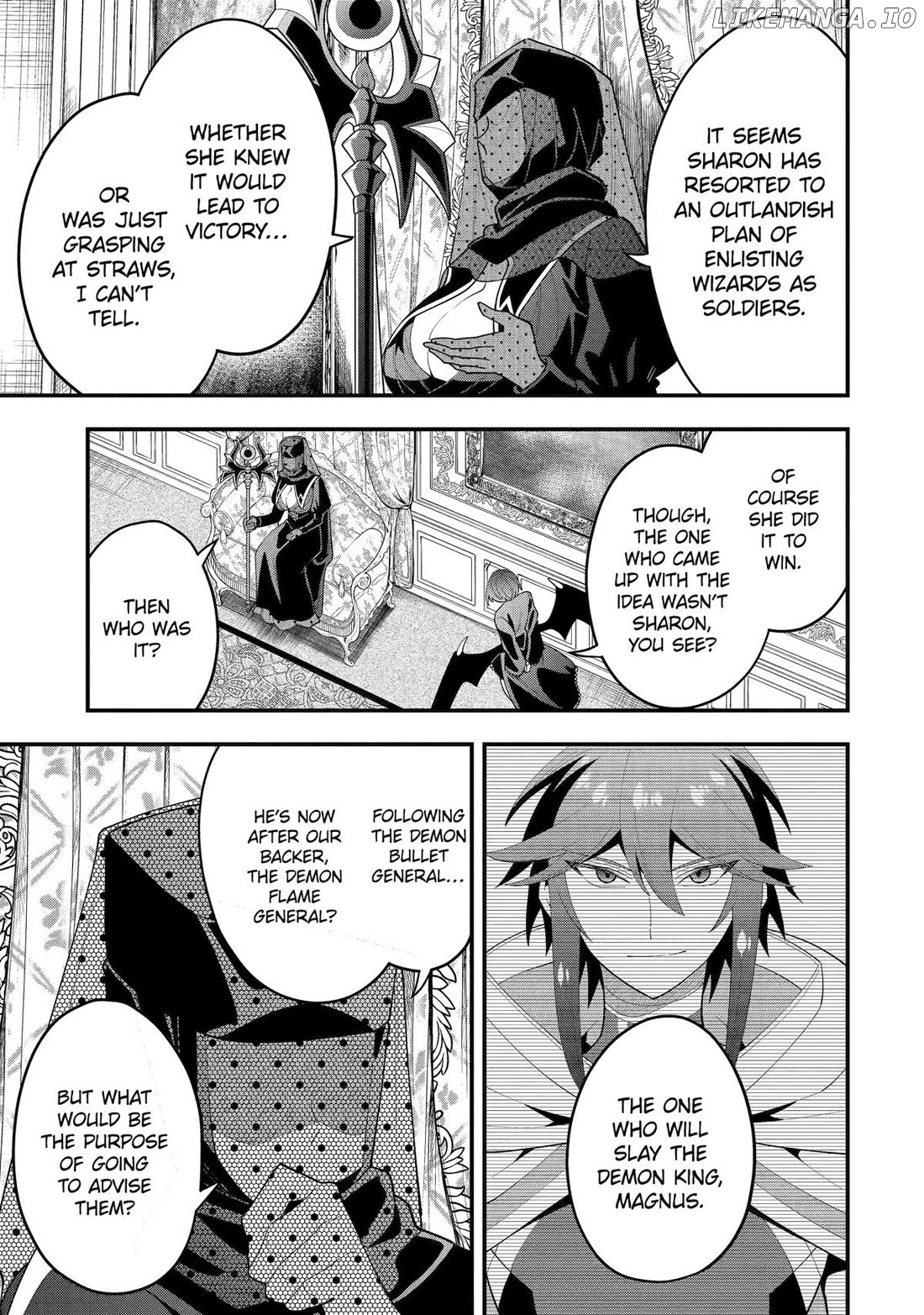 Kouryakuhon o Kushi Suru Saikyou no Mahoutsukai ~< Meirei sa Sero > to wa Iwa Senai Oreryuu Mao Tobatsu Saizen Ruuto ~ Chapter 66 - page 23