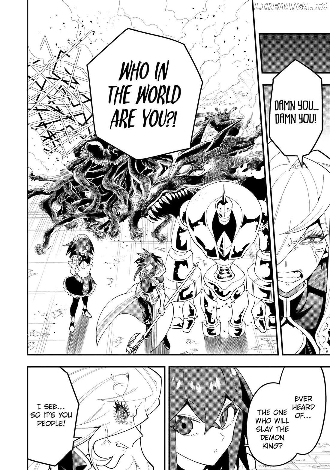 Kouryakuhon o Kushi Suru Saikyou no Mahoutsukai ~< Meirei sa Sero > to wa Iwa Senai Oreryuu Mao Tobatsu Saizen Ruuto ~ Chapter 66 - page 8