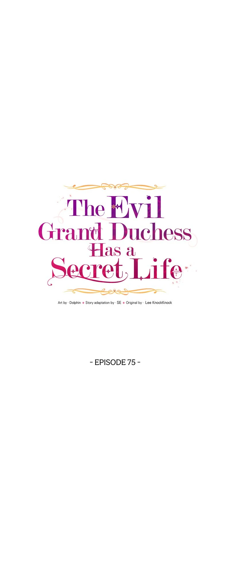 The Evil Grand Duchess Has a Secret Life Chapter 75 - page 34