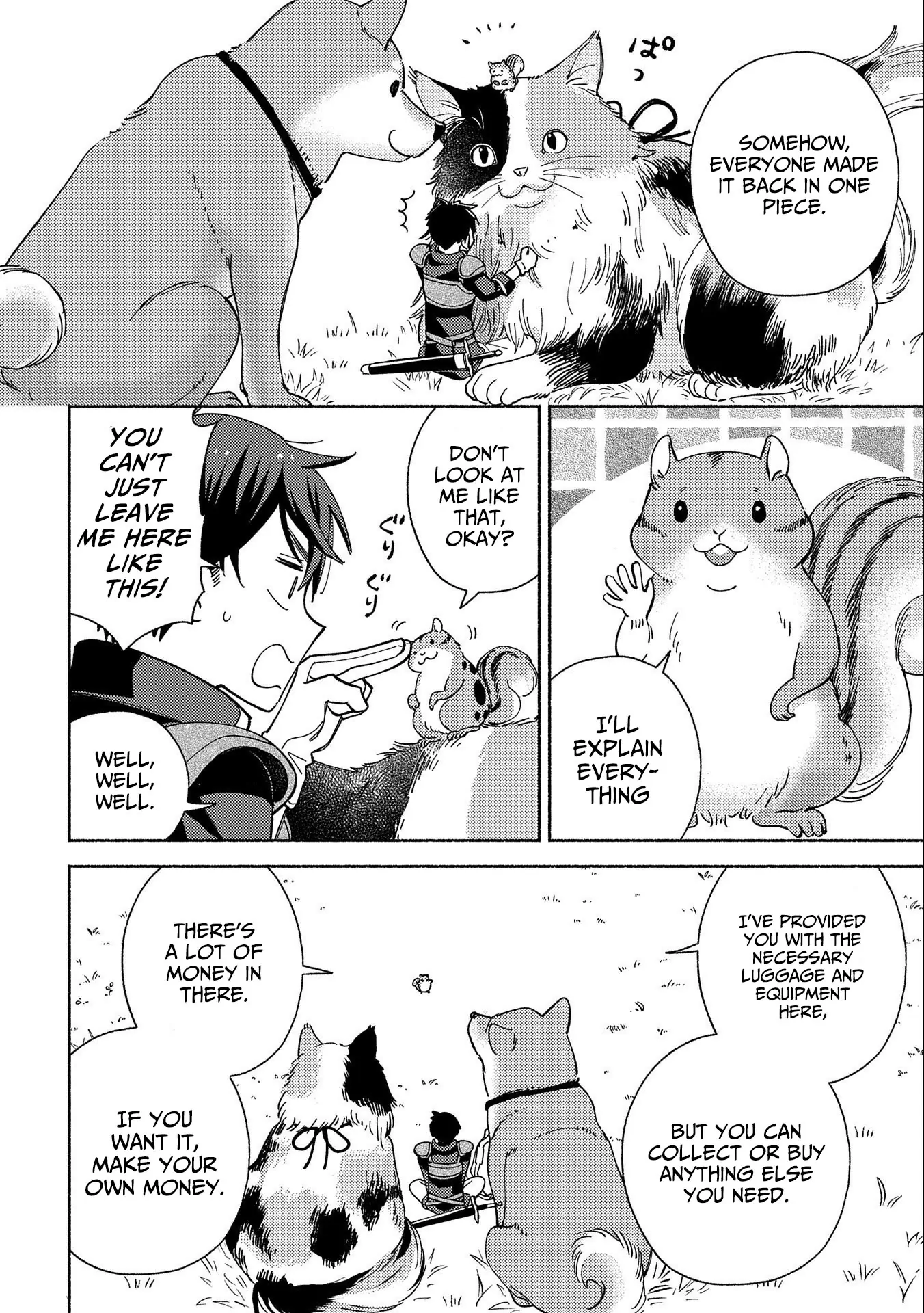 Mofumofu To Mukumuku To Isekai Hyouryuu Seikatsu Chapter 1.2 - page 12