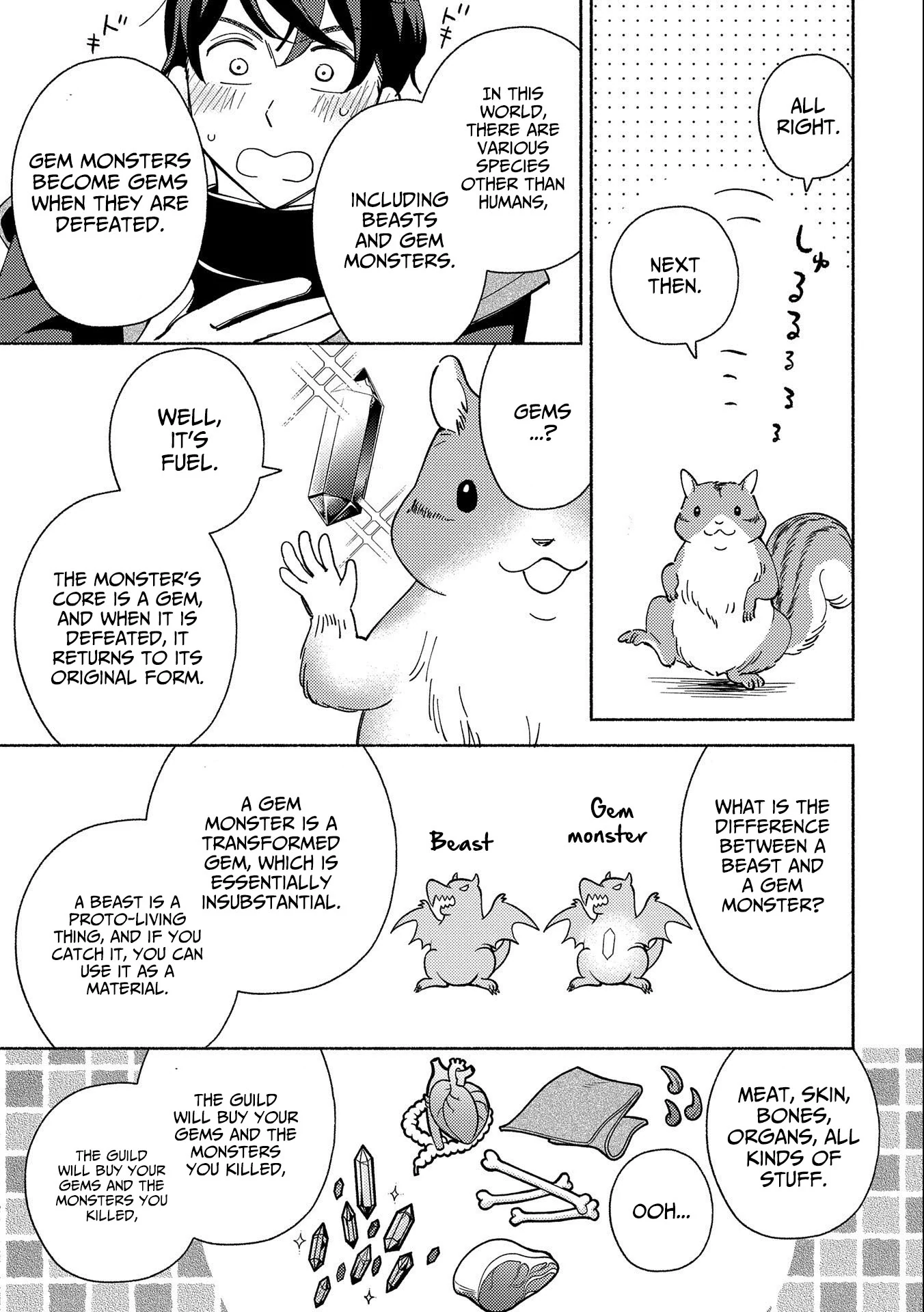 Mofumofu To Mukumuku To Isekai Hyouryuu Seikatsu Chapter 1.3 - page 9