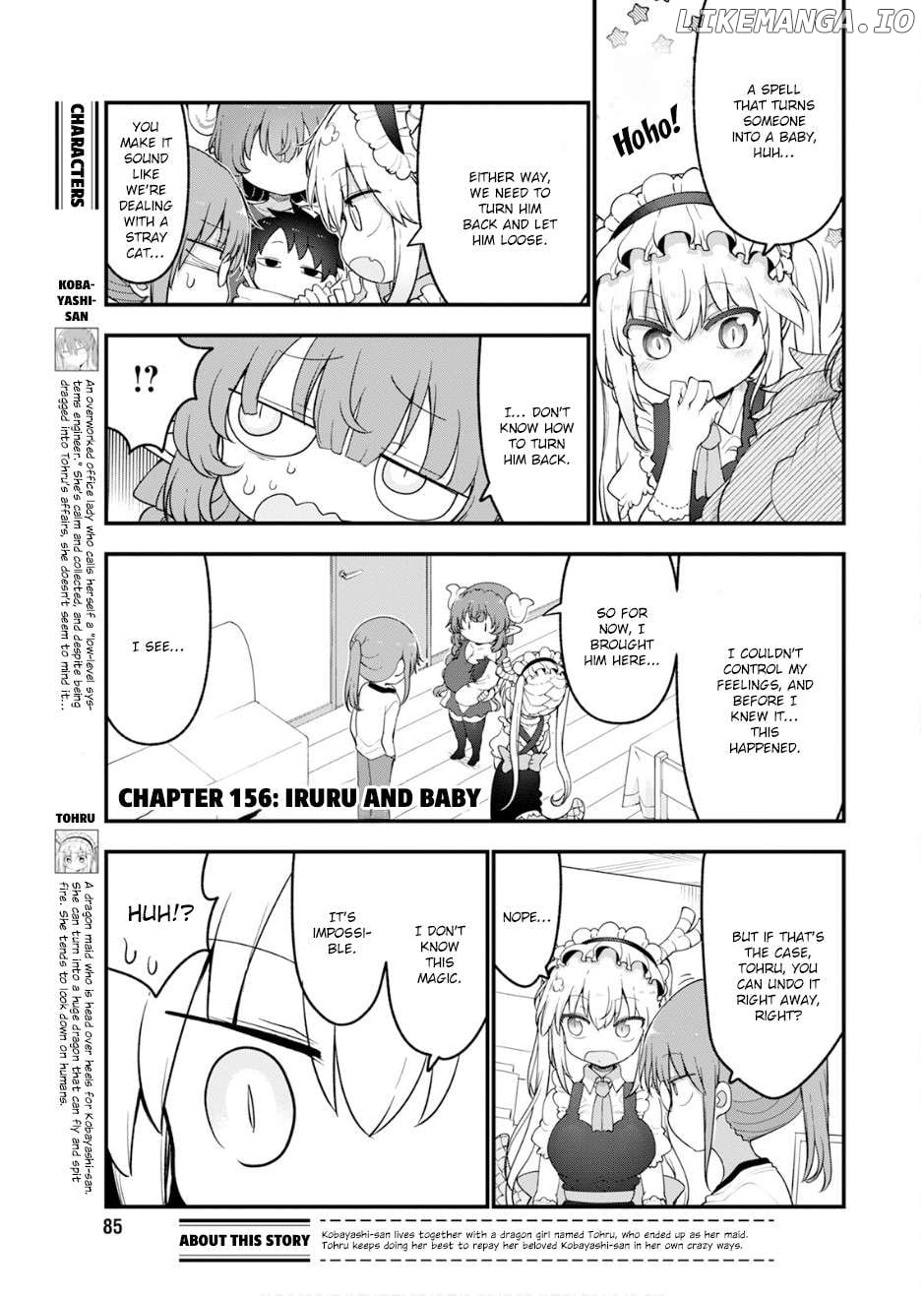 Kobayashi-San Chi No Maid Dragon Chapter 156 - page 3