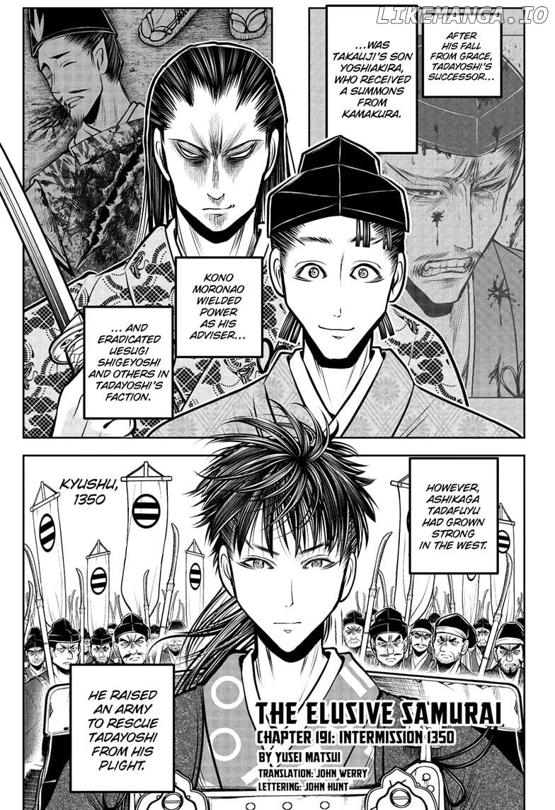 The Elusive Samurai Chapter 191 - page 1