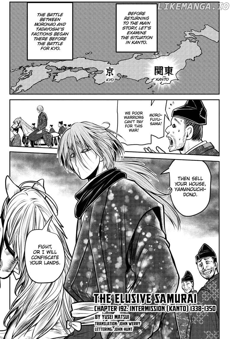 The Elusive Samurai Chapter 192 - page 1