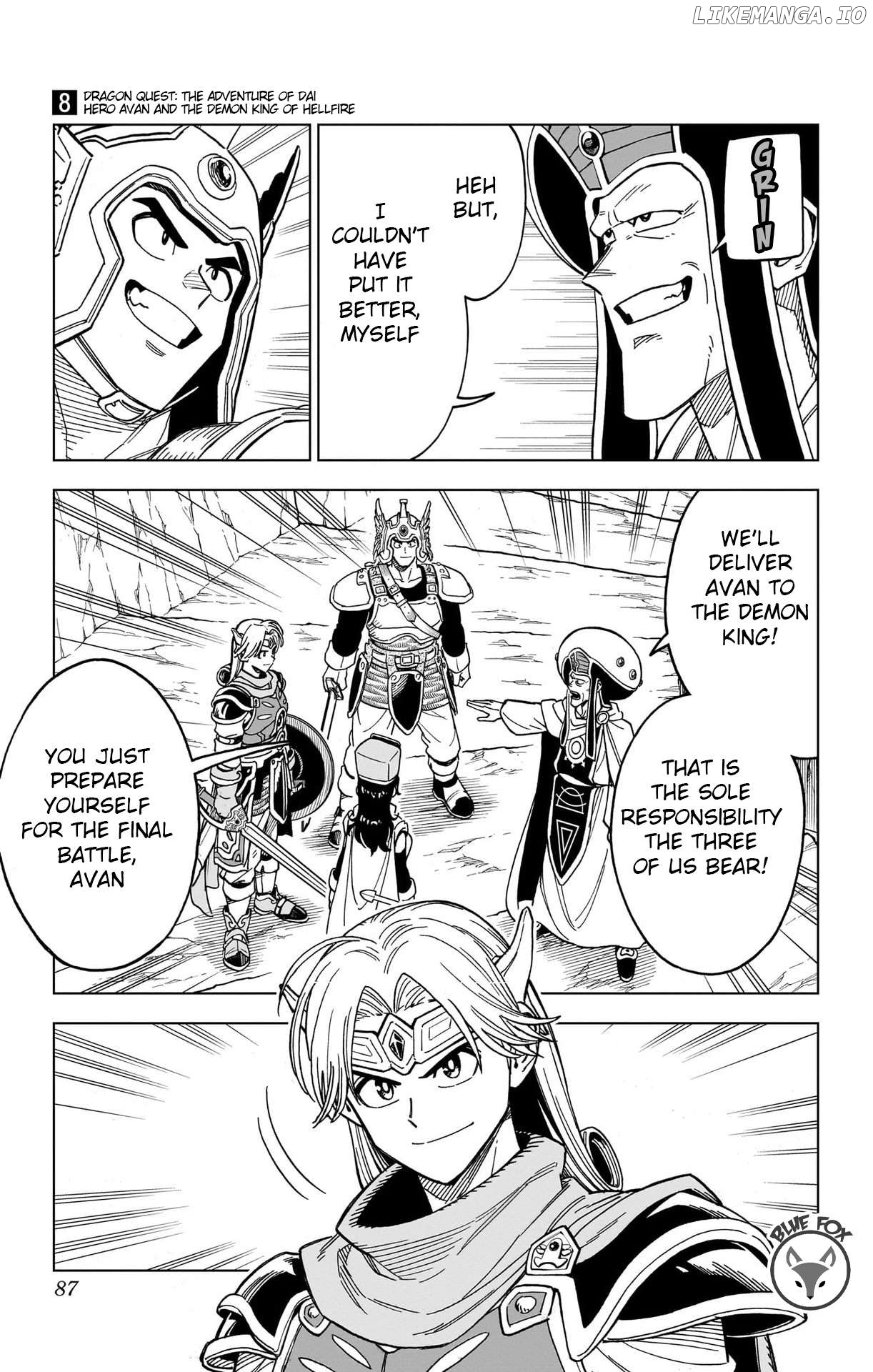 Dragon Quest The Great Adventure Of Dai – Avan The Brave And The Demon King Of Hellfire Chapter 30 - page 34