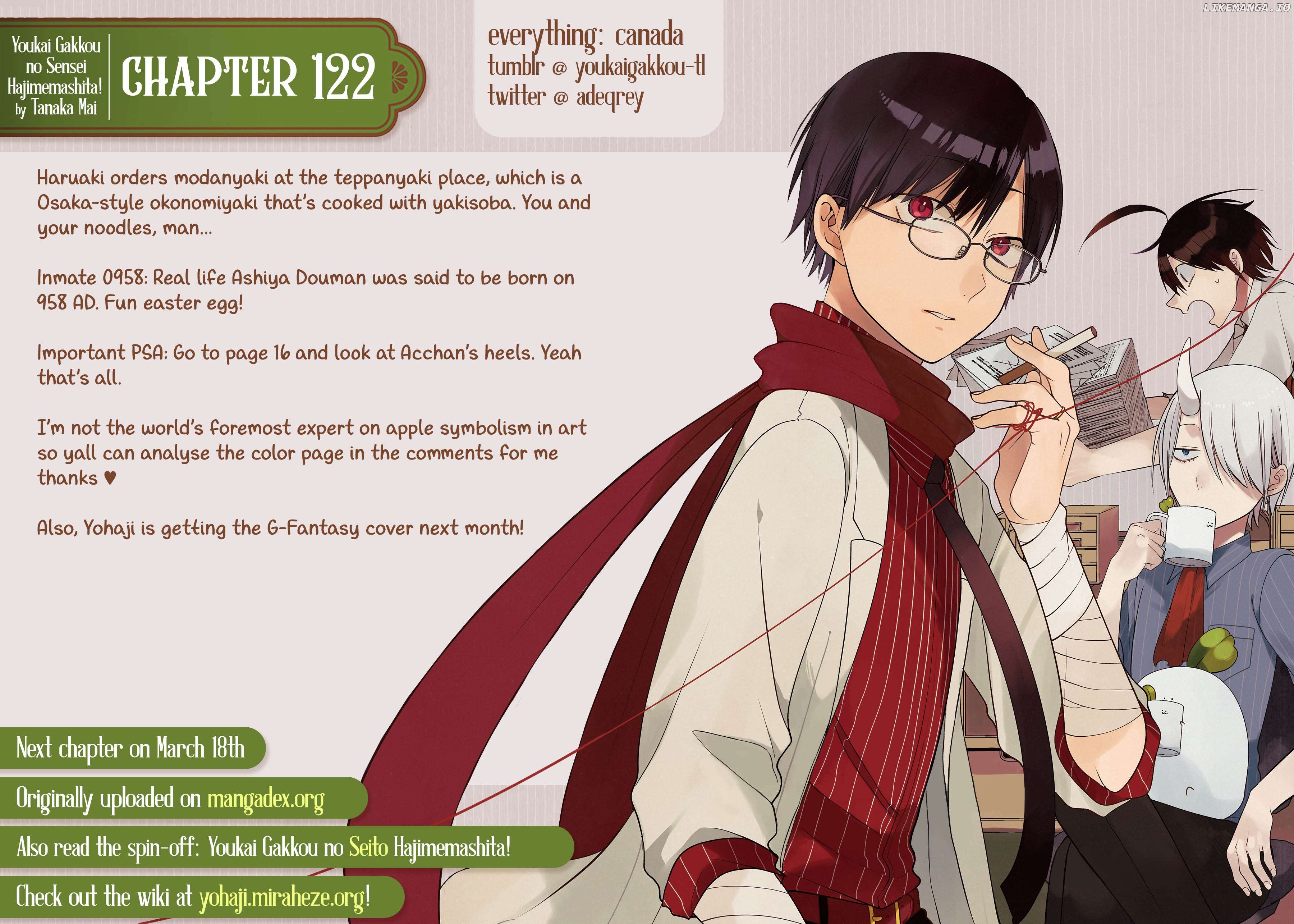 Youkai Gakkou no Sensei Hajimemashita! Chapter 122 - page 30