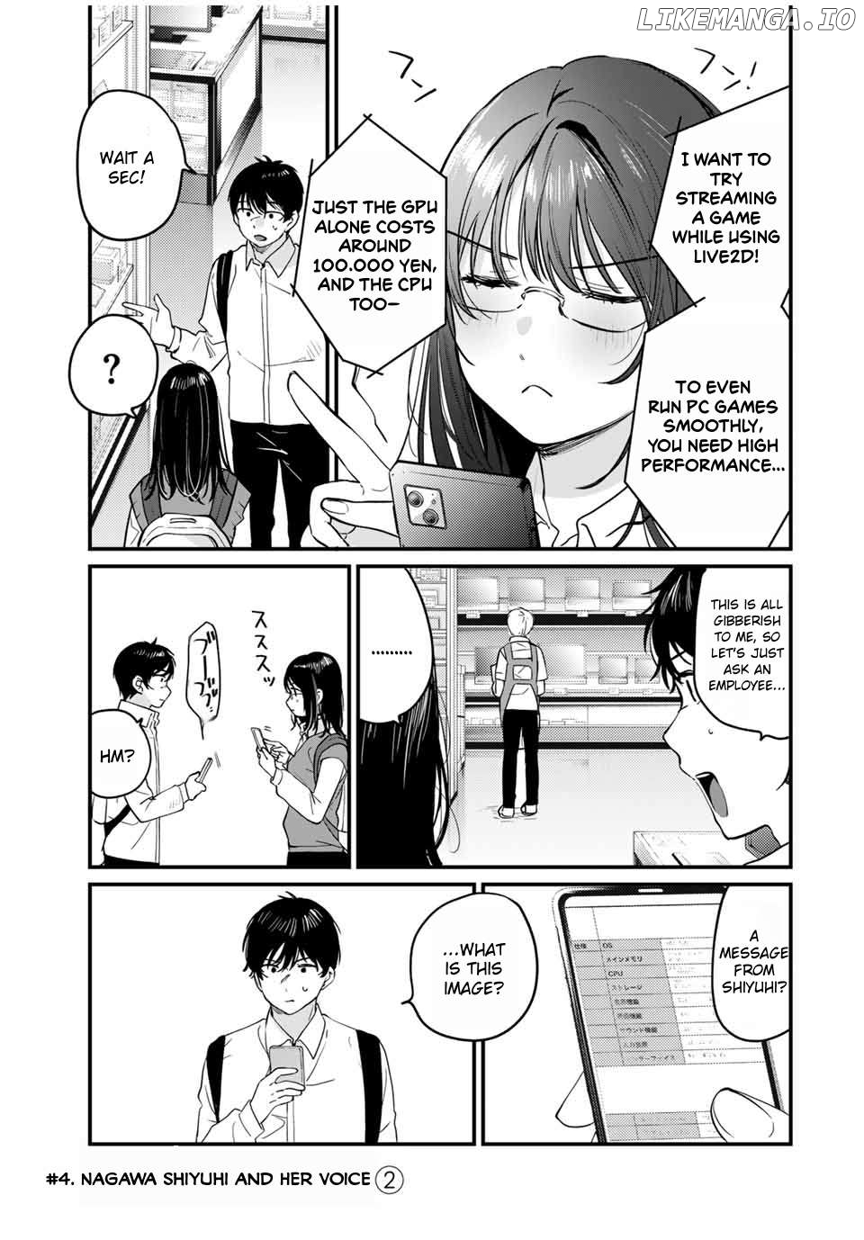 Shoutai Fumei To Kyoufu Chapter 4.2 - page 1