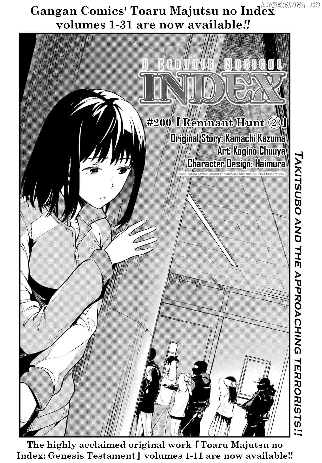 To Aru Majutsu no Kinsho Mokuroku Chapter 201 - page 12