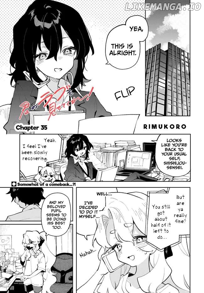 Kimi No Love Wo Misetekure! Chapter 35 - page 1