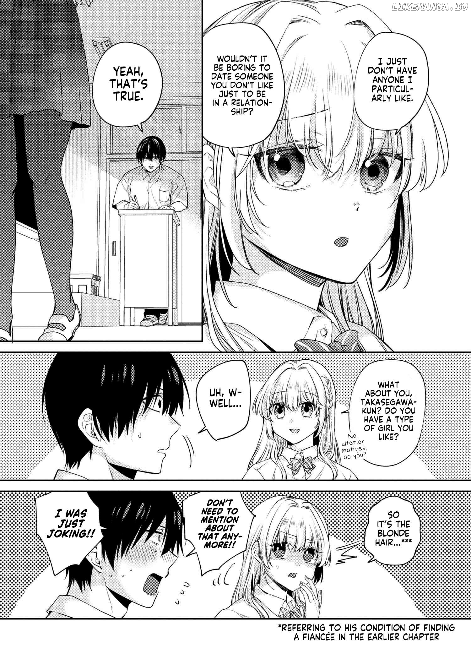 Omiai Shitakunakatta Node, Murinandai Na Jouken Wo Tsuketara Doukyuusei Ga Kita Ken Ni Tsuite Chapter 12.6 - page 7