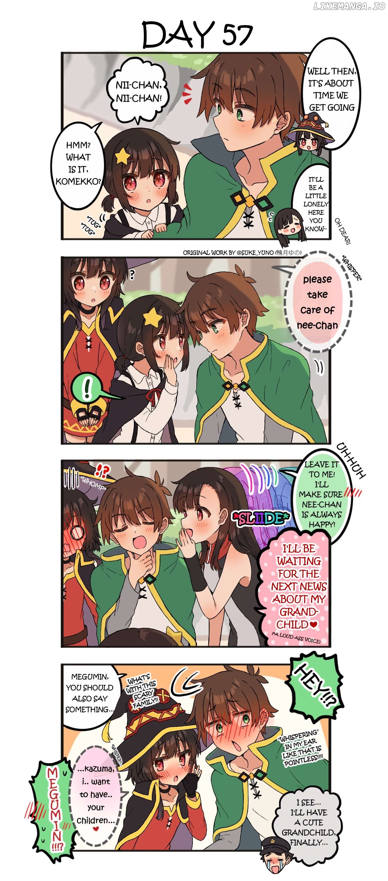 Kono Subarashii Sekai ni Shukufuku wo! - KazuMegu will get married in 100 days (Doujinshi) Chapter 57 - page 1