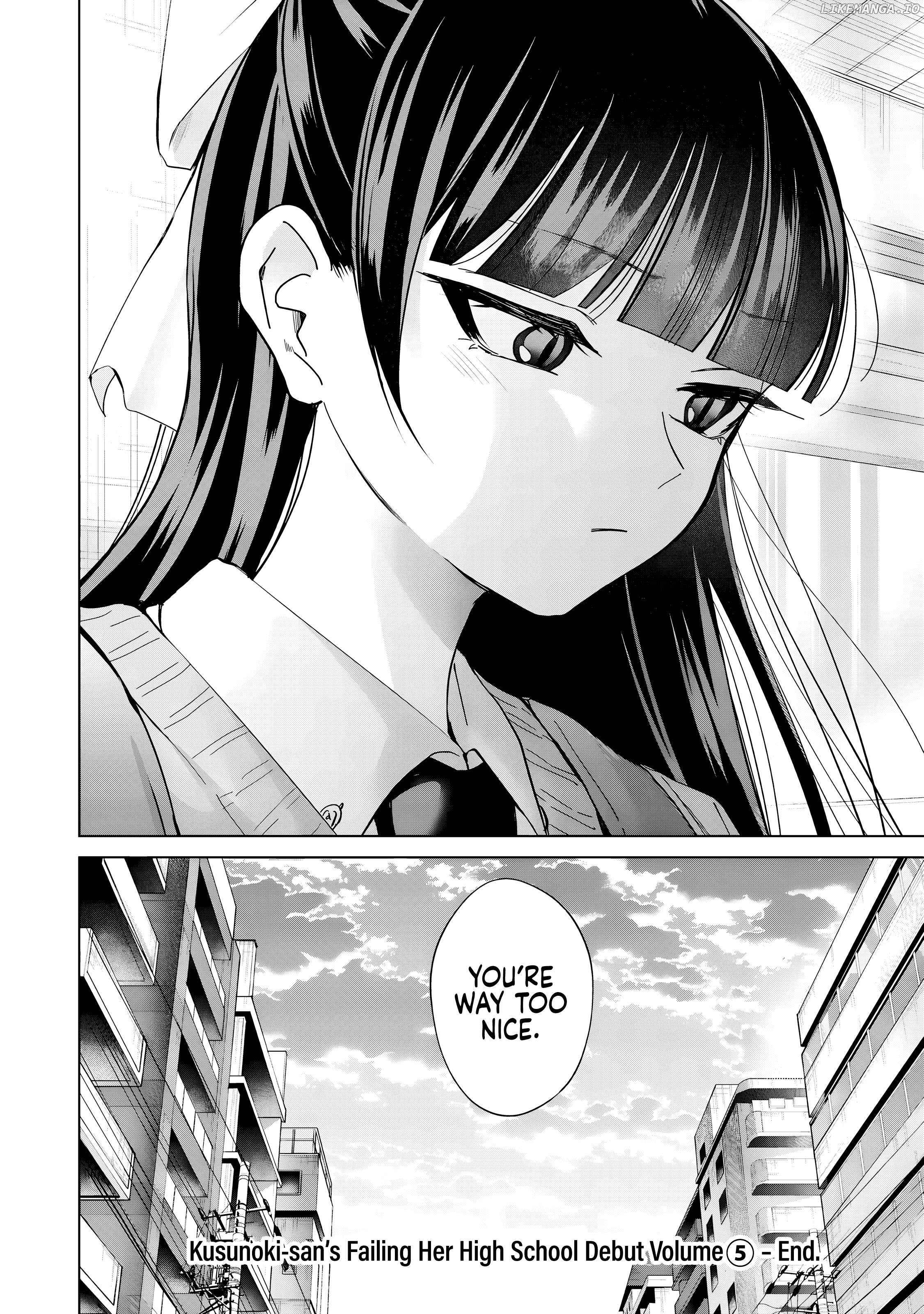 Kusunoki-San Failed To Debut In High School Chapter 36 - page 25