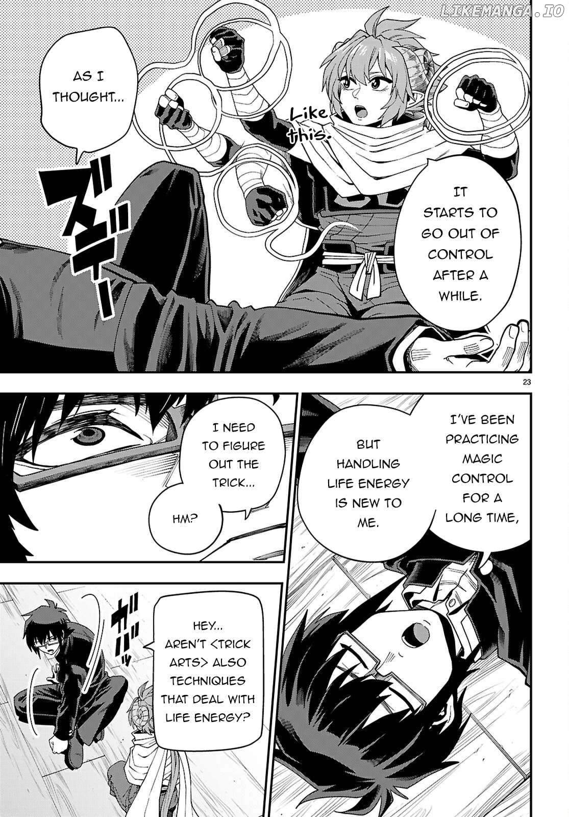 Konjiki no Moji Tsukai - Yuusha Yonin ni Makikomareta Unique Cheat Chapter 116 - page 25