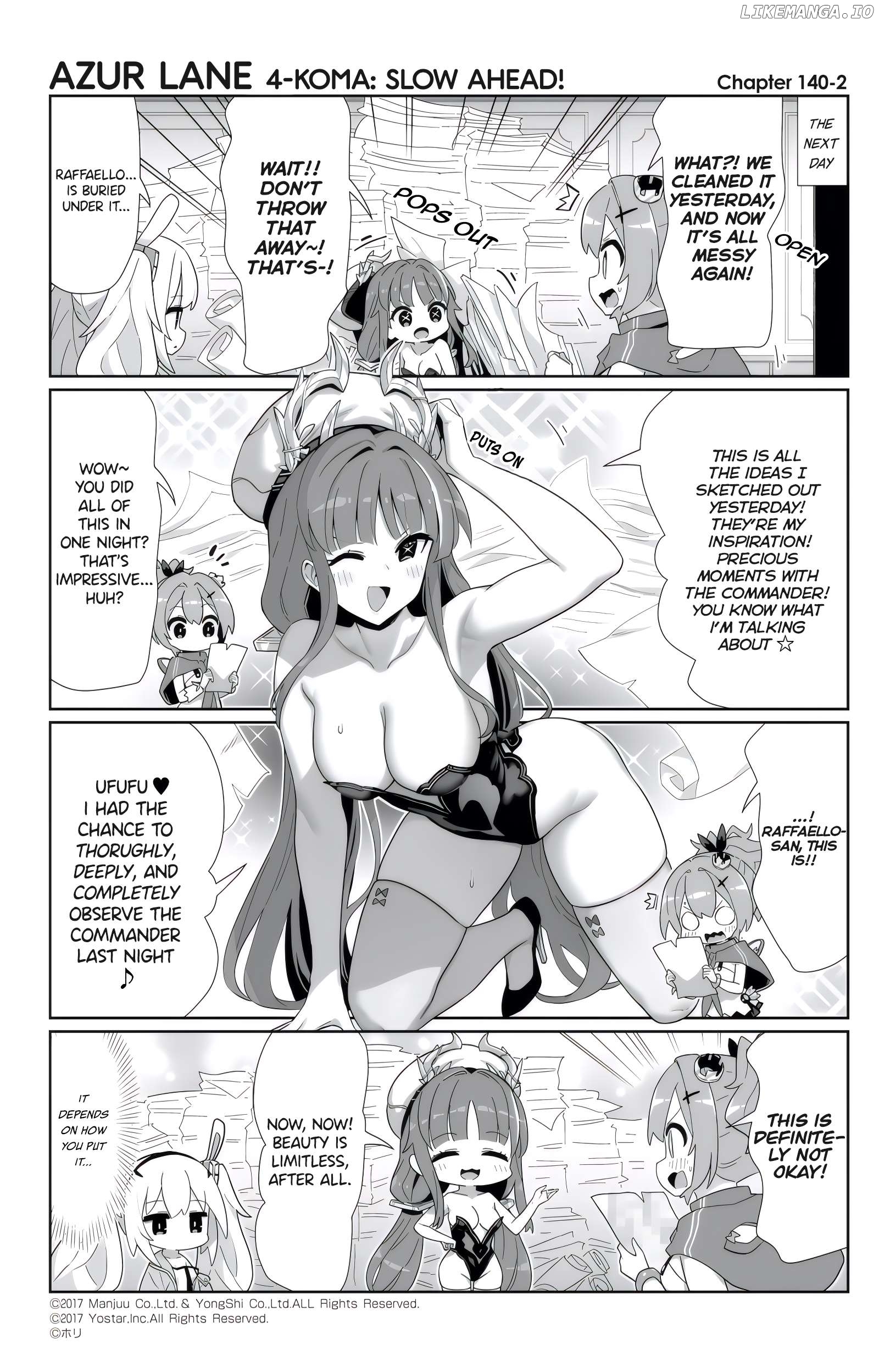 Azur Lane 4-Koma: Slow Ahead Chapter 140 - page 2