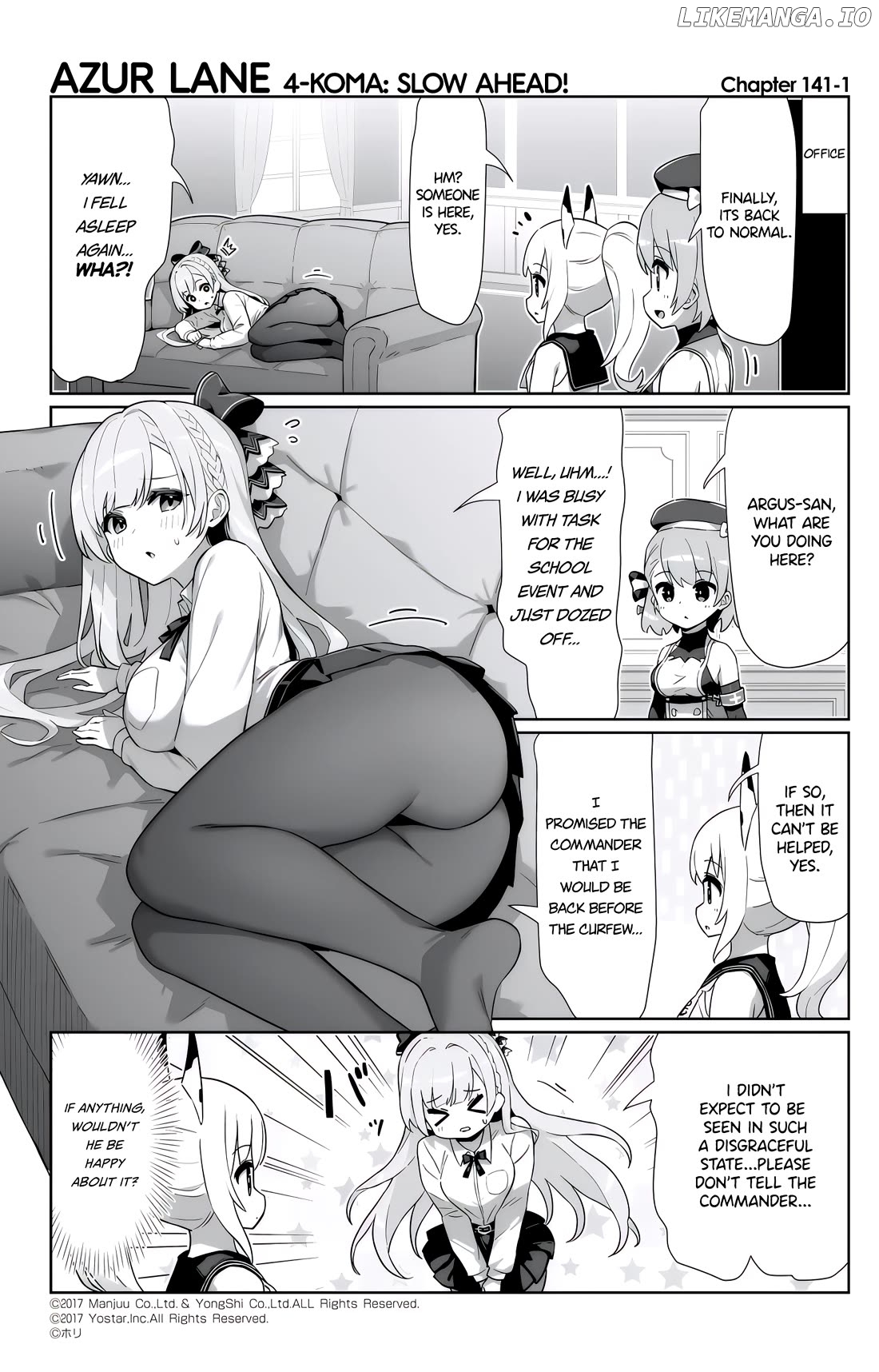 Azur Lane 4-Koma: Slow Ahead Chapter 141 - page 1