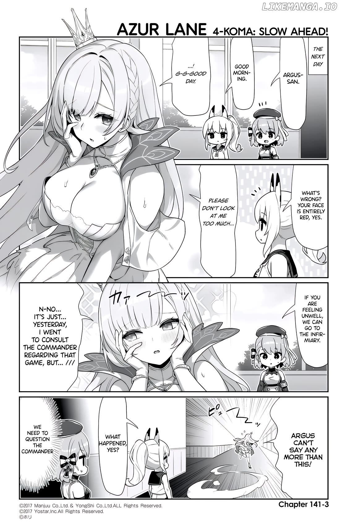 Azur Lane 4-Koma: Slow Ahead Chapter 141 - page 3