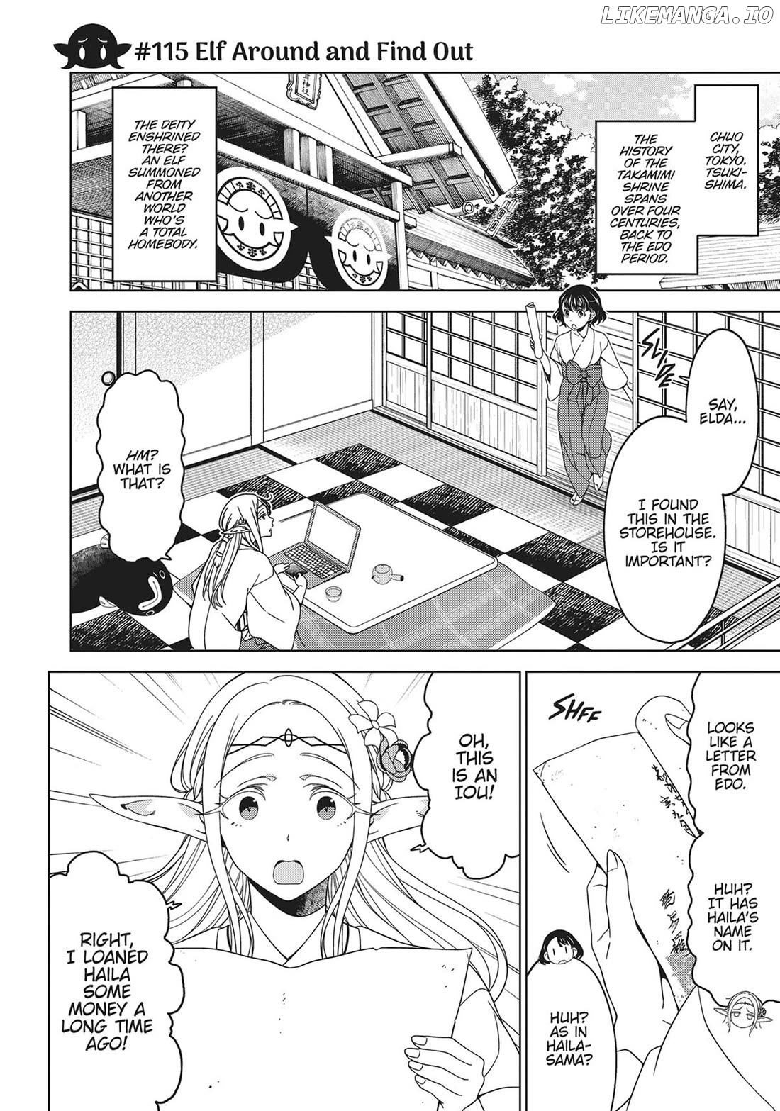 Edomae Elf Chapter 115 - page 6
