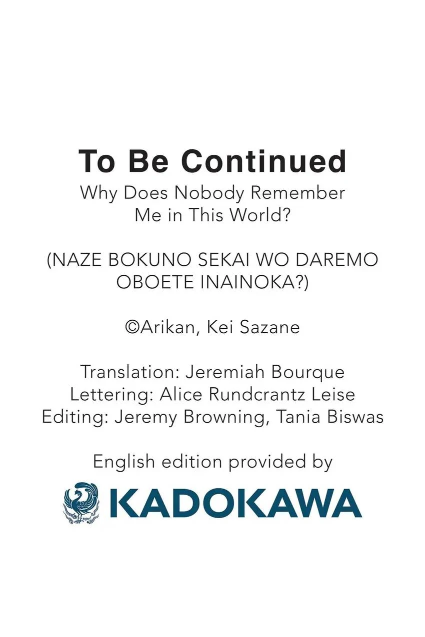 Naze Boku no Sekai wo Daremo Oboeteinai no ka? Chapter 56 - page 22