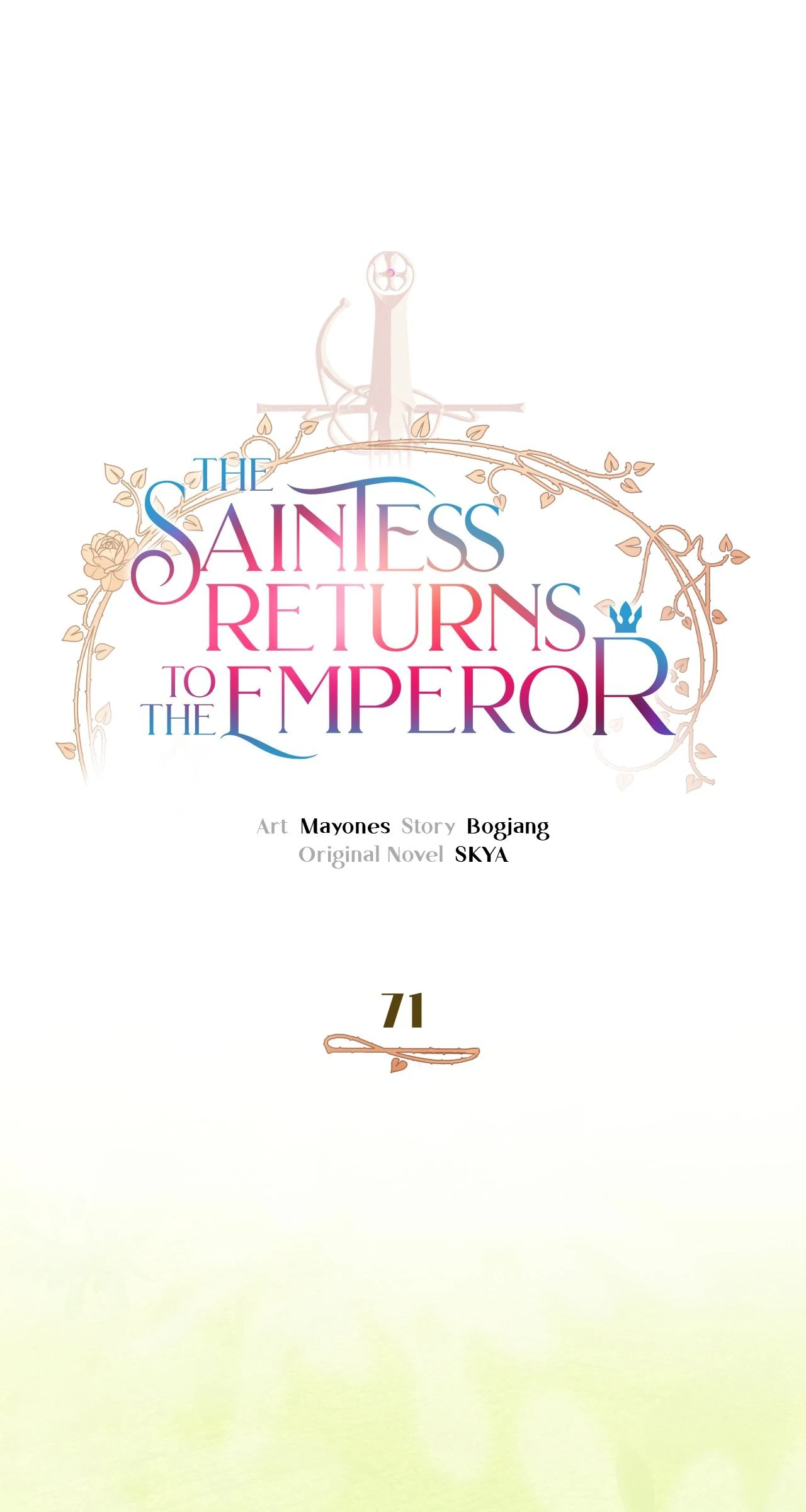 The Saintess Returns to the Emperor Chapter 71 - page 23