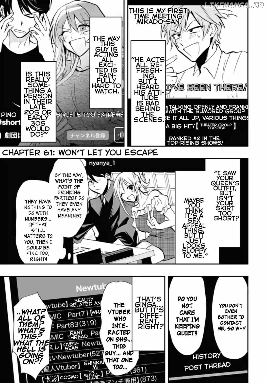 Gachi Koi Nenchakujuu: Net Haishinsha no Kanojo ni naritakute Chapter 61 - page 1