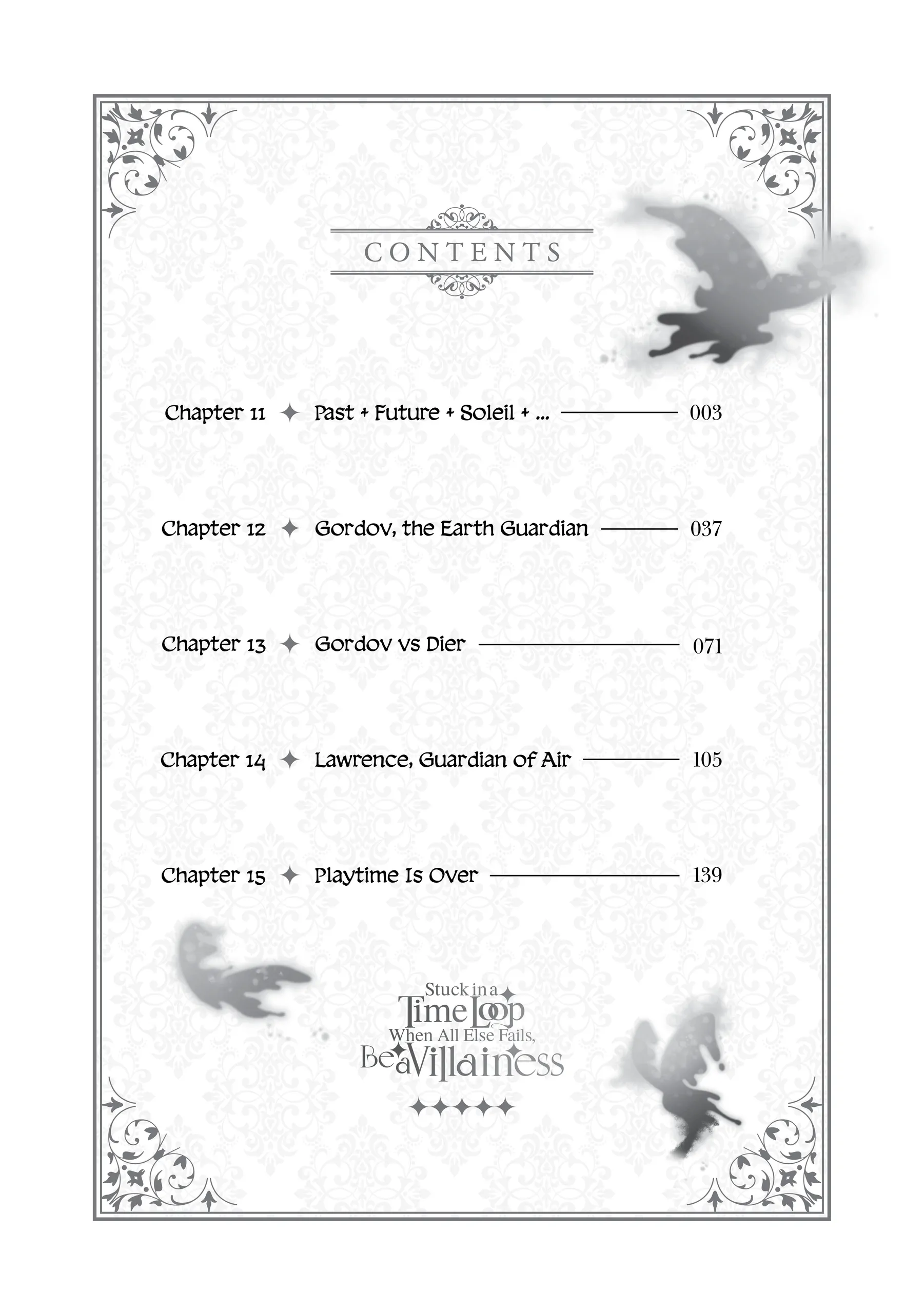 Stuck in a Time Loop: When All Else Fails, Be a Villainess Chapter 11 - page 3