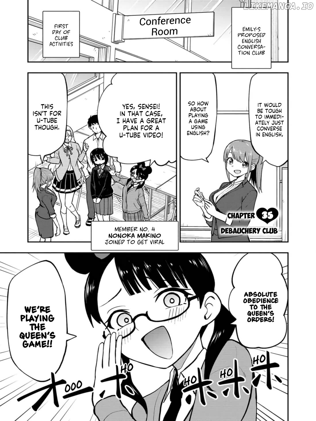 Mousou Sensei Chapter 35 - page 1