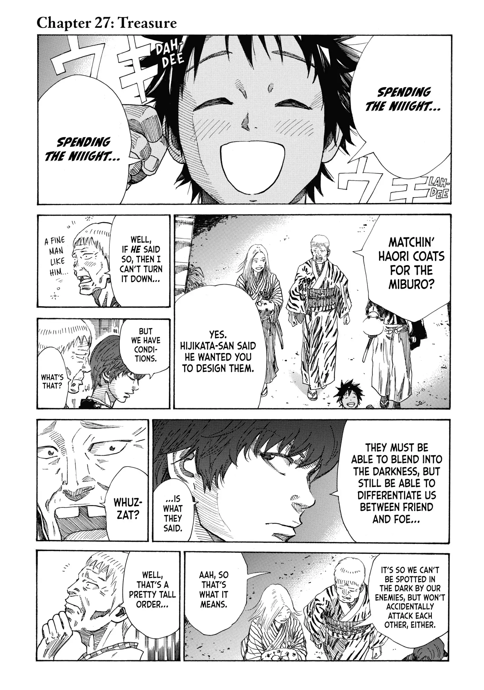 The Blue Wolves of Mibu Chapter 27 - page 1