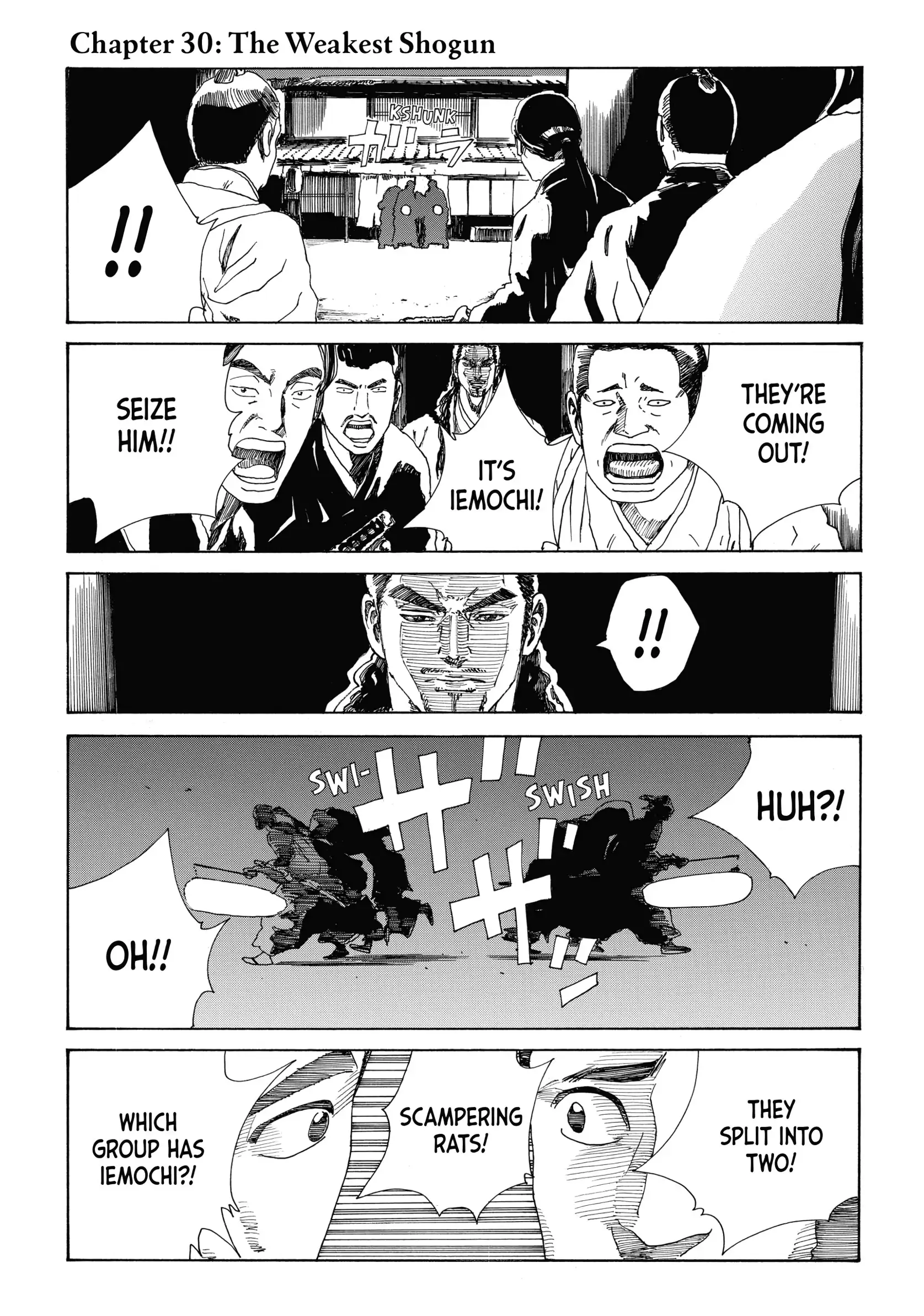 The Blue Wolves of Mibu Chapter 30 - page 1