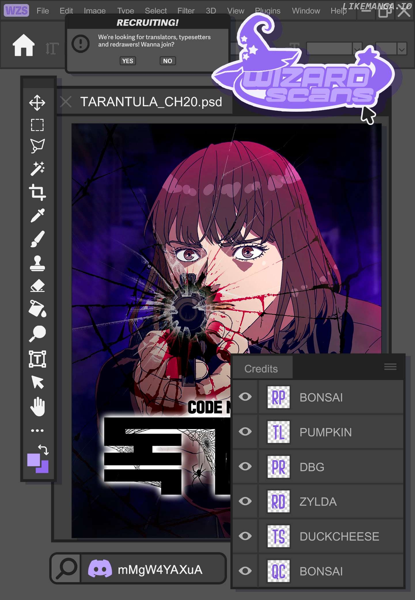 Code Name: TARANTULA Chapter 20 - page 1
