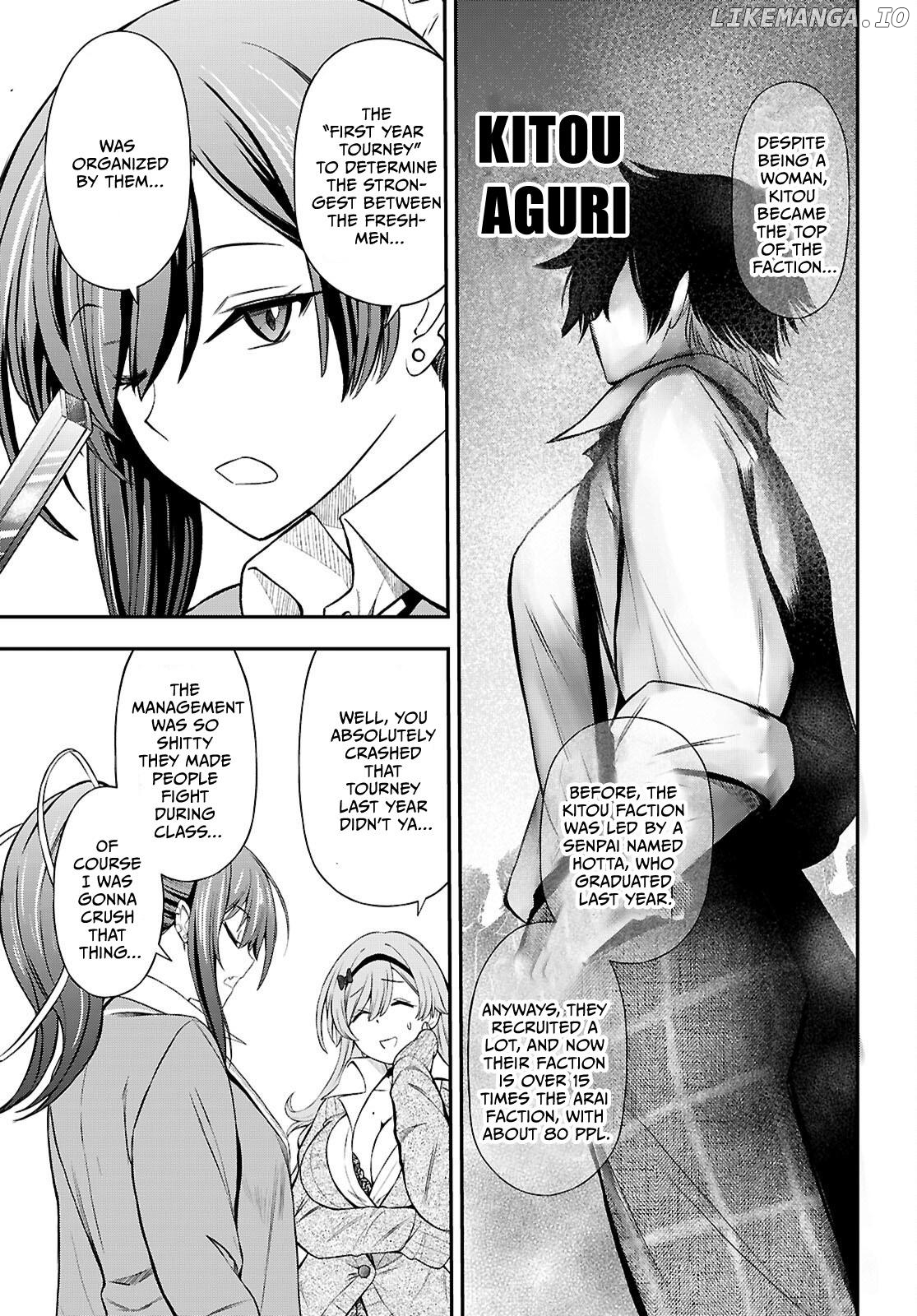 Houkago wa Kenka Saikyou no Gyaru ni Tsurekomareru Seikatsu Kanojo-tachi ni Sukarete, Boku mo Saikyou ni!? Chapter 12 - page 15