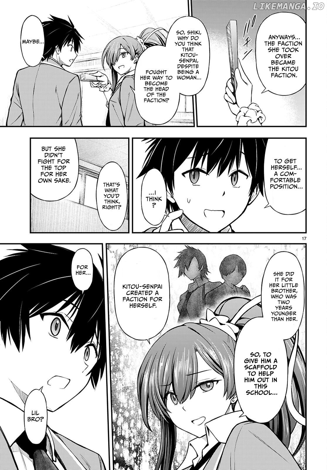 Houkago wa Kenka Saikyou no Gyaru ni Tsurekomareru Seikatsu Kanojo-tachi ni Sukarete, Boku mo Saikyou ni!? Chapter 12 - page 17
