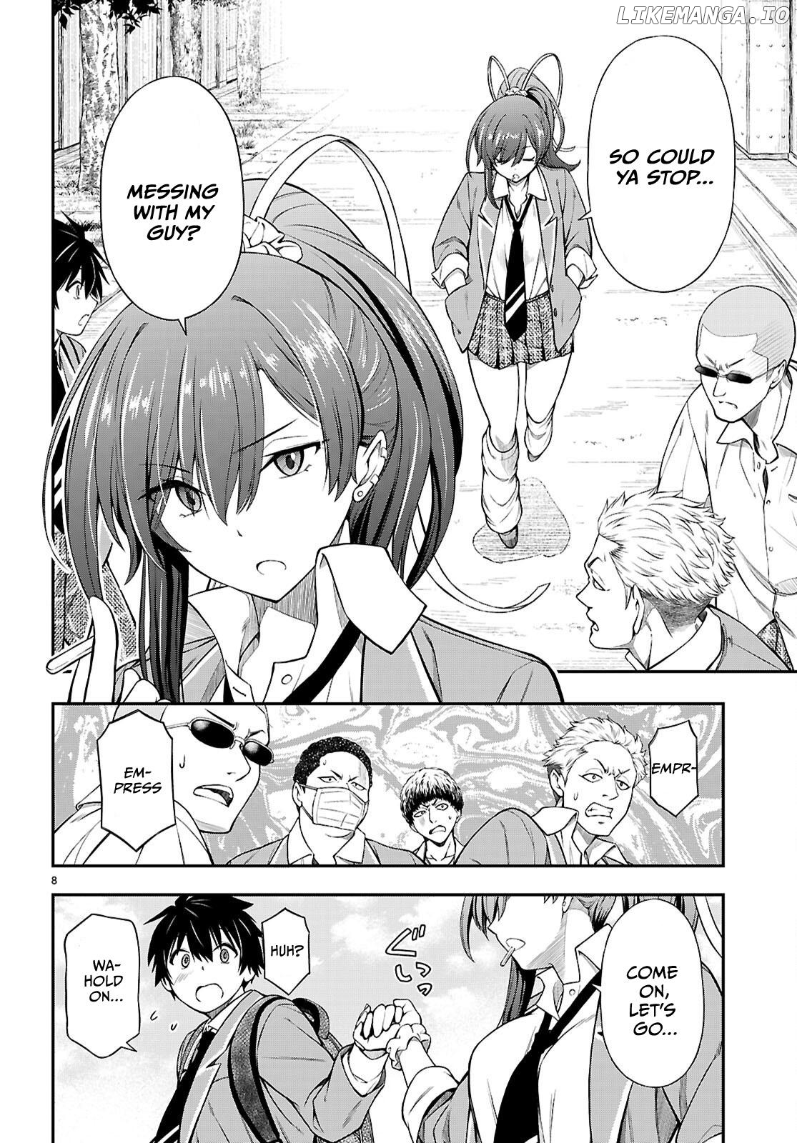 Houkago wa Kenka Saikyou no Gyaru ni Tsurekomareru Seikatsu Kanojo-tachi ni Sukarete, Boku mo Saikyou ni!? Chapter 12 - page 8