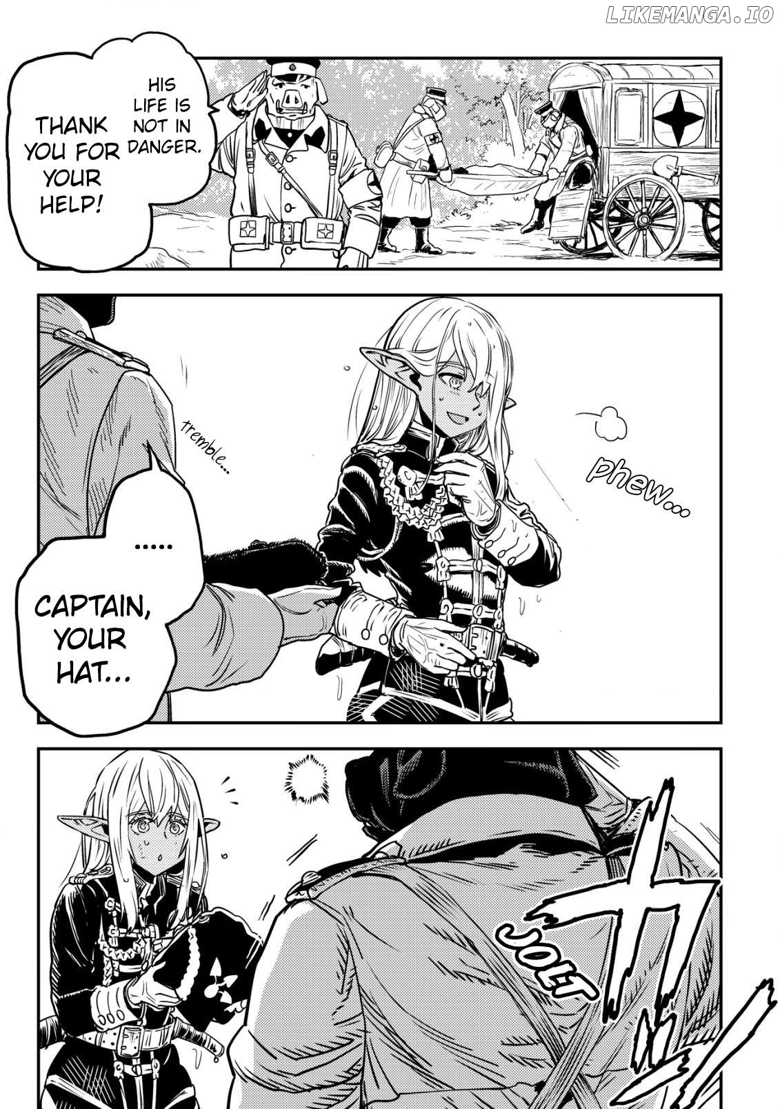 Orcsen Oukokushi – Yaban na Ooku no Kuni wa, Ikanishite Heiwa na Elf no Kuni wo Yakiharau ni Itatta ka Chapter 5.1 - page 46