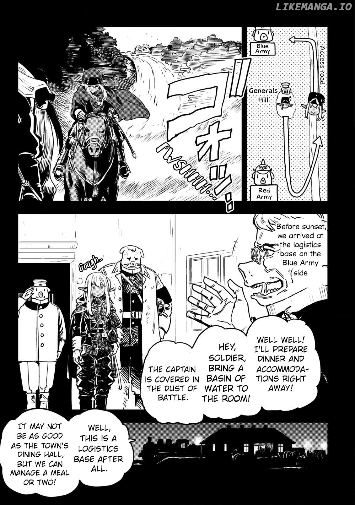Orcsen Oukokushi – Yaban na Ooku no Kuni wa, Ikanishite Heiwa na Elf no Kuni wo Yakiharau ni Itatta ka Chapter 5.1 - page 6
