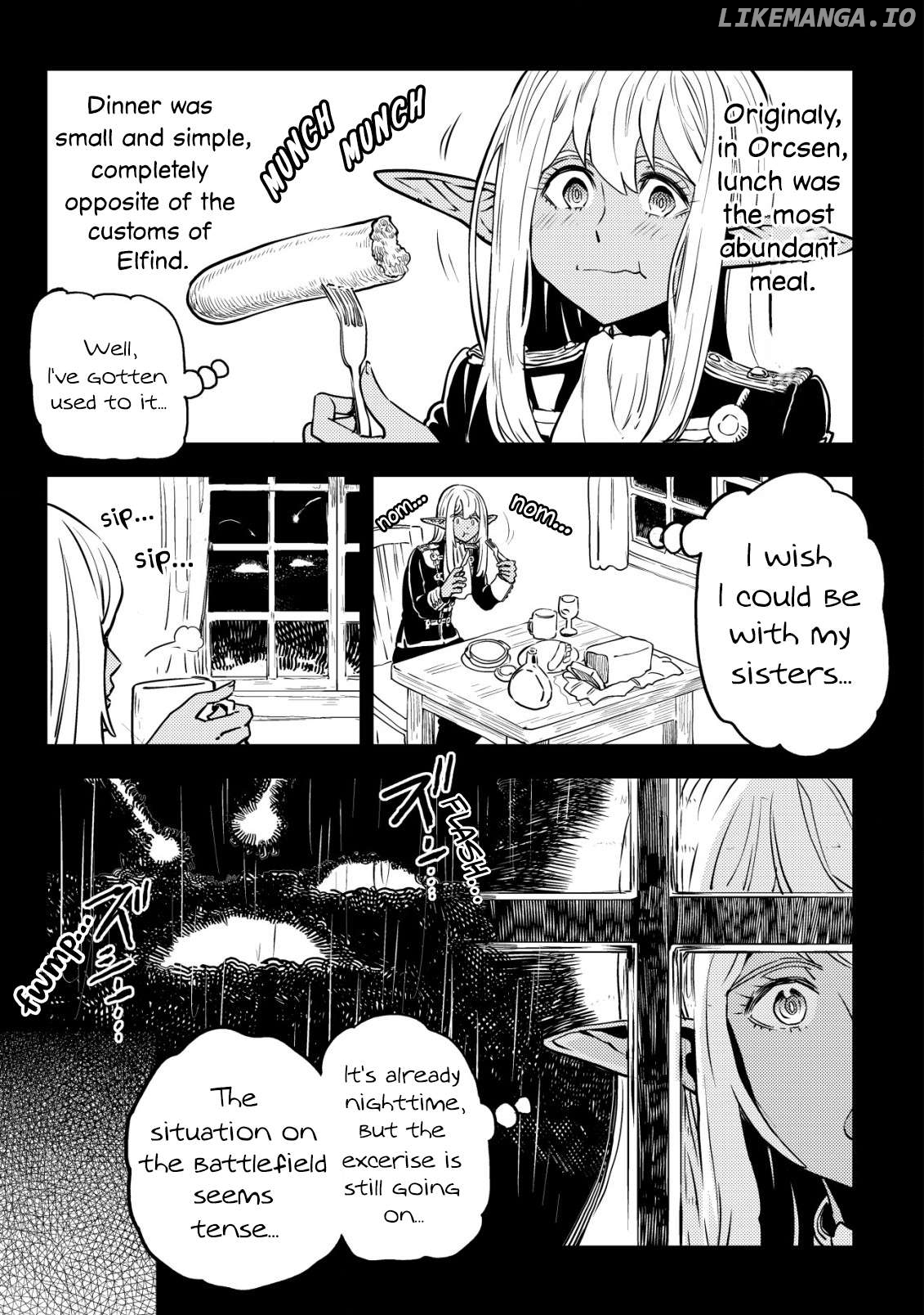 Orcsen Oukokushi – Yaban na Ooku no Kuni wa, Ikanishite Heiwa na Elf no Kuni wo Yakiharau ni Itatta ka Chapter 5.1 - page 8
