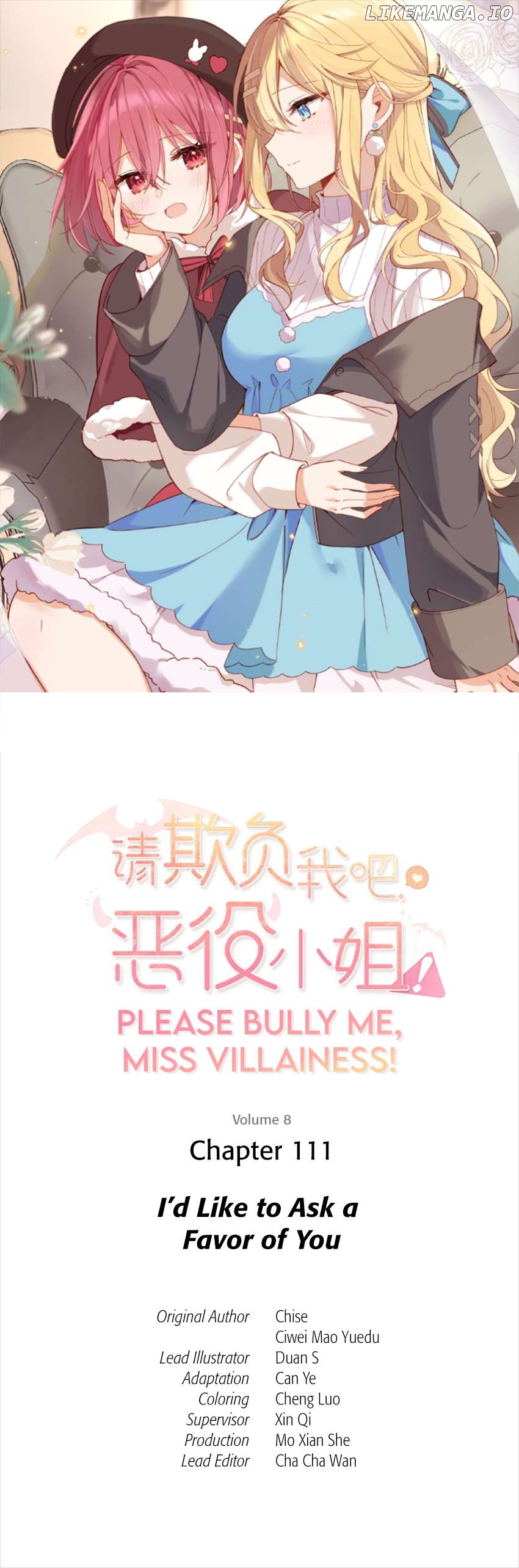 Please Bully Me, Miss Villainess! Chapter 111 - page 1