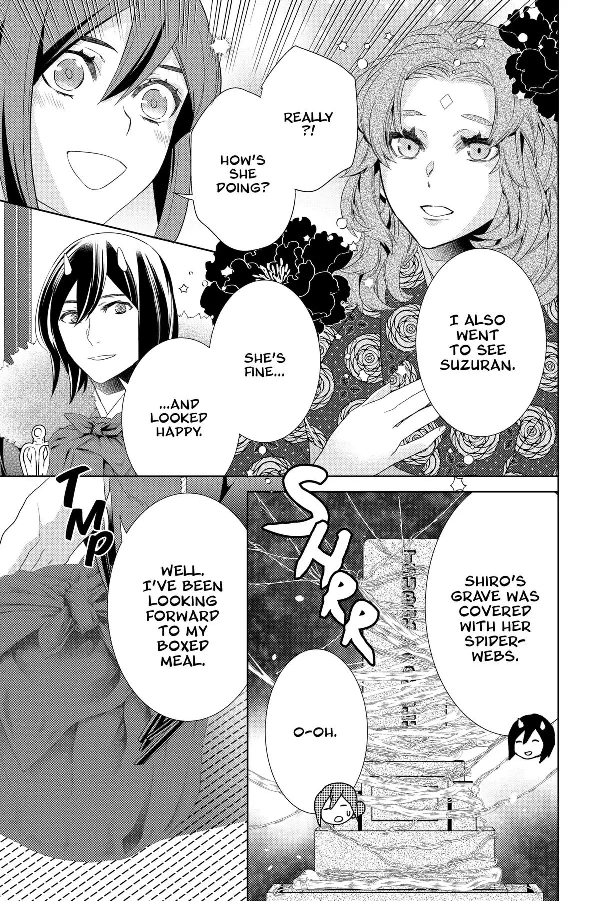 Kakuriyo no Yadomeshi: Ayakashi Oyado ni Yomeiri Shimasu. Chapter 50 - page 22