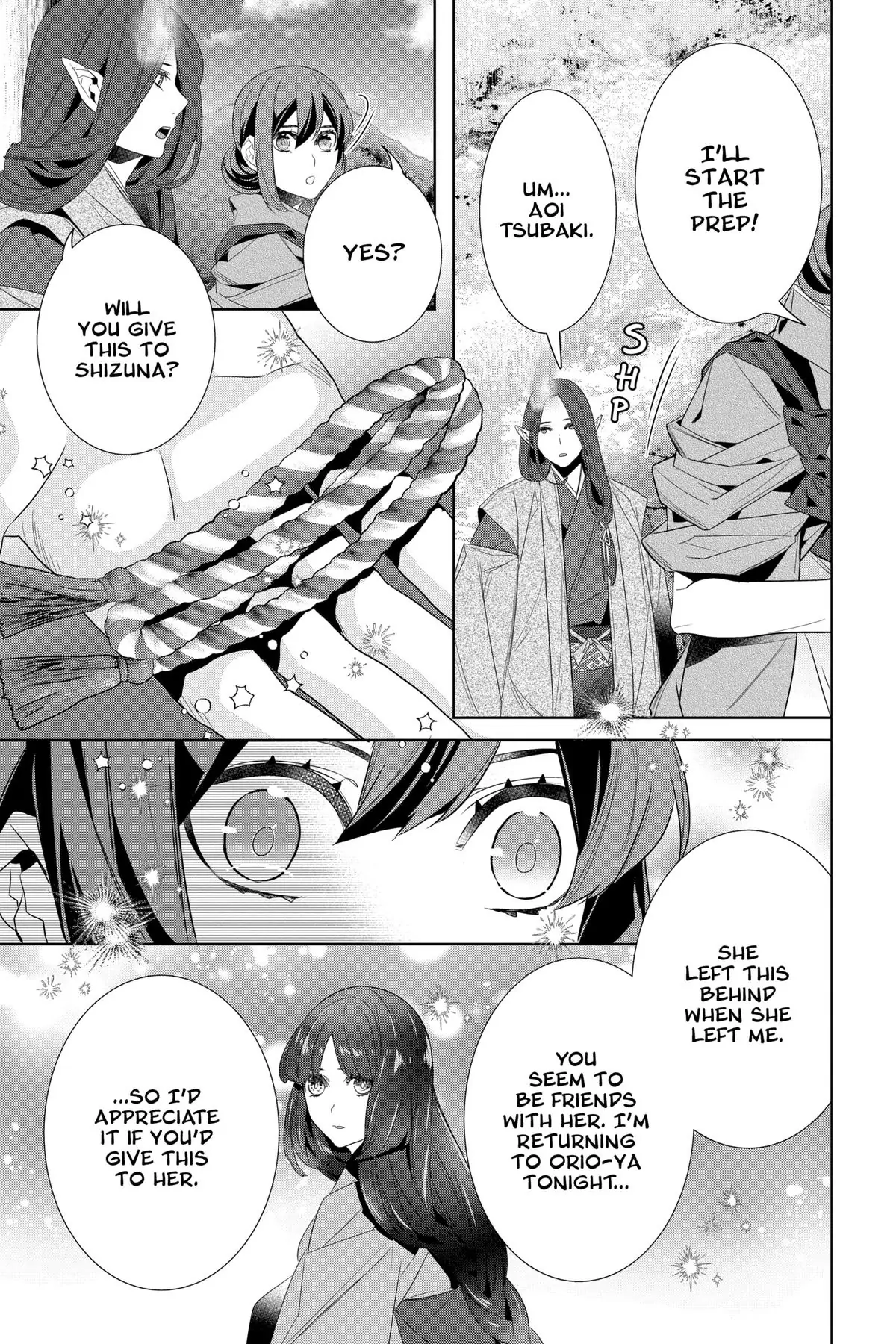 Kakuriyo no Yadomeshi: Ayakashi Oyado ni Yomeiri Shimasu. Chapter 53 - page 5