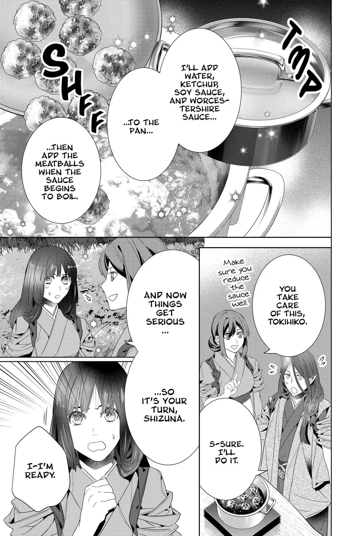 Kakuriyo no Yadomeshi: Ayakashi Oyado ni Yomeiri Shimasu. Chapter 54 - page 19