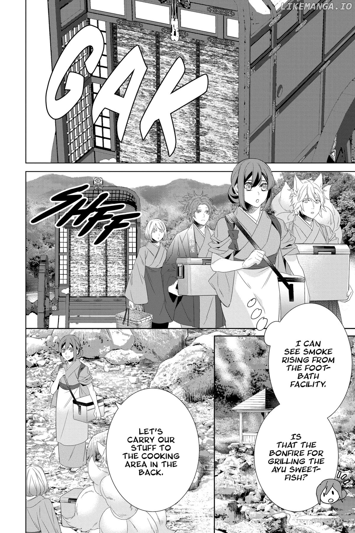 Kakuriyo no Yadomeshi: Ayakashi Oyado ni Yomeiri Shimasu. Chapter 54 - page 2