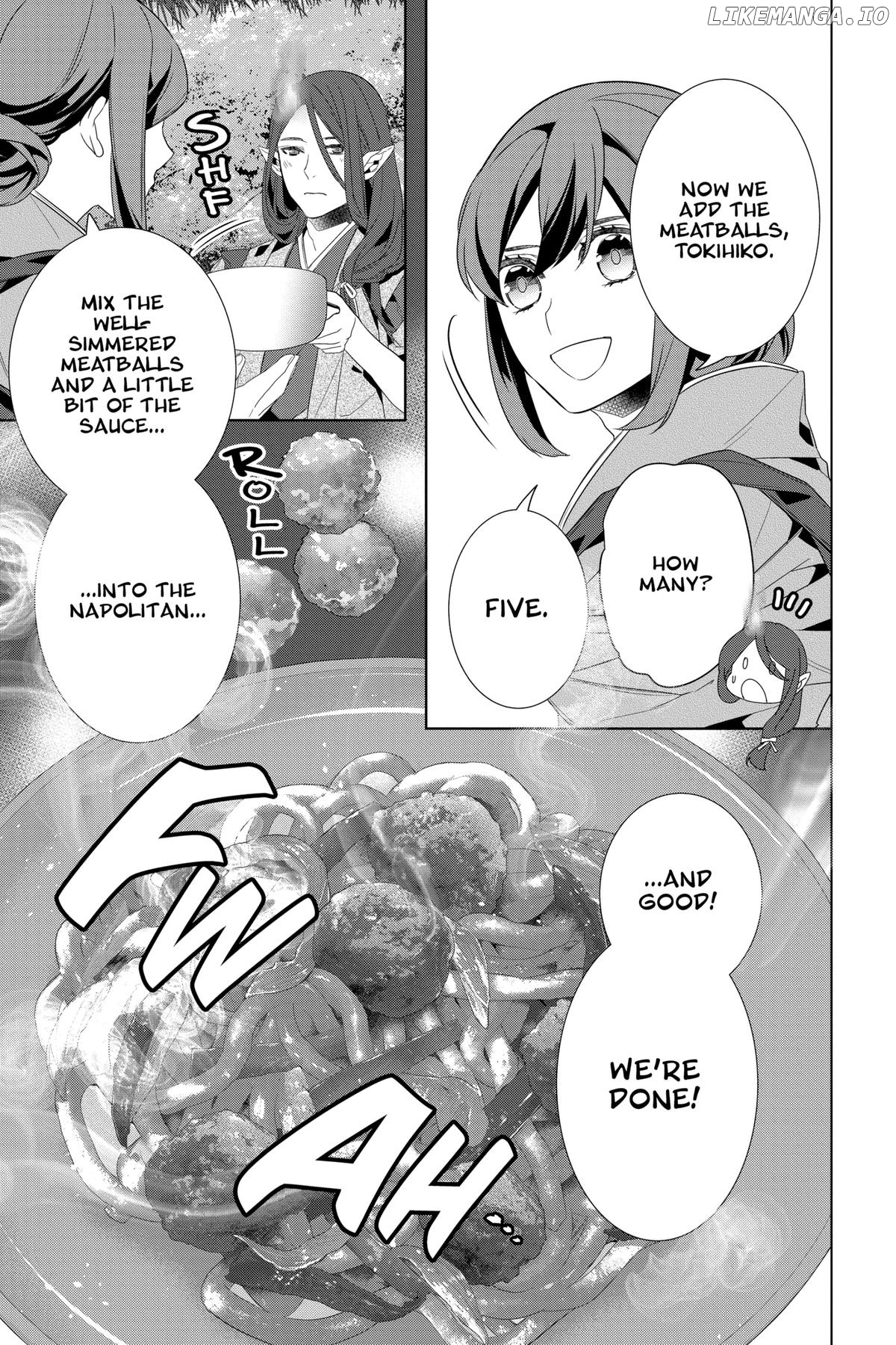 Kakuriyo no Yadomeshi: Ayakashi Oyado ni Yomeiri Shimasu. Chapter 54 - page 21