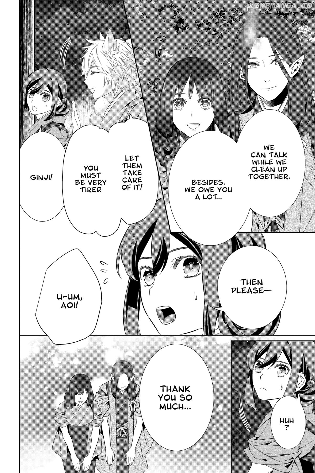 Kakuriyo no Yadomeshi: Ayakashi Oyado ni Yomeiri Shimasu. Chapter 55 - page 10