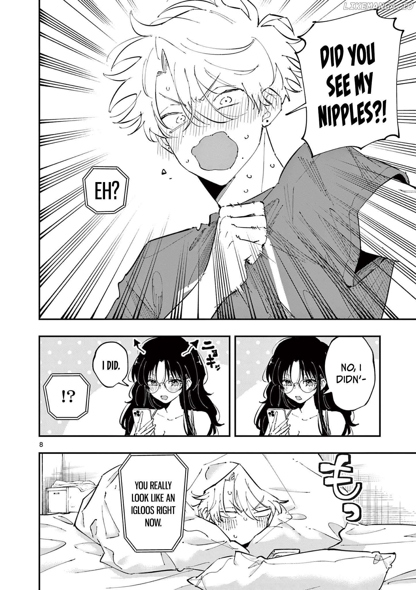 The Person Sitting Next to Me Looking at Me with Perverted Eyes Chapter 46 - page 8
