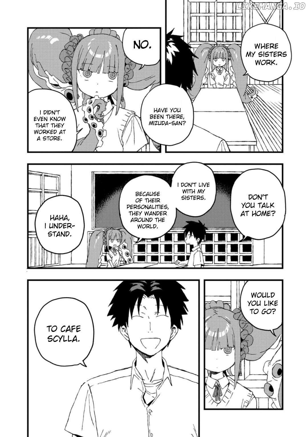 Mizudako-Chan Kara Wa Nigerarenai! Chapter 21 - page 2