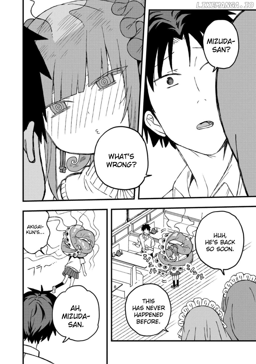 Mizudako-Chan Kara Wa Nigerarenai! Chapter 21 - page 28
