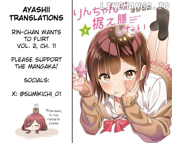 Rin-Chan Wa Suezen Shitai Chapter 11 - page 19