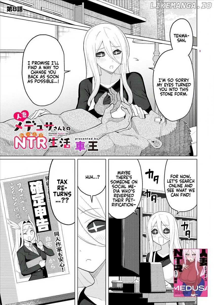 Hitoduma Medusa-San To No Ntr Seikatsu Chapter 8 - page 2