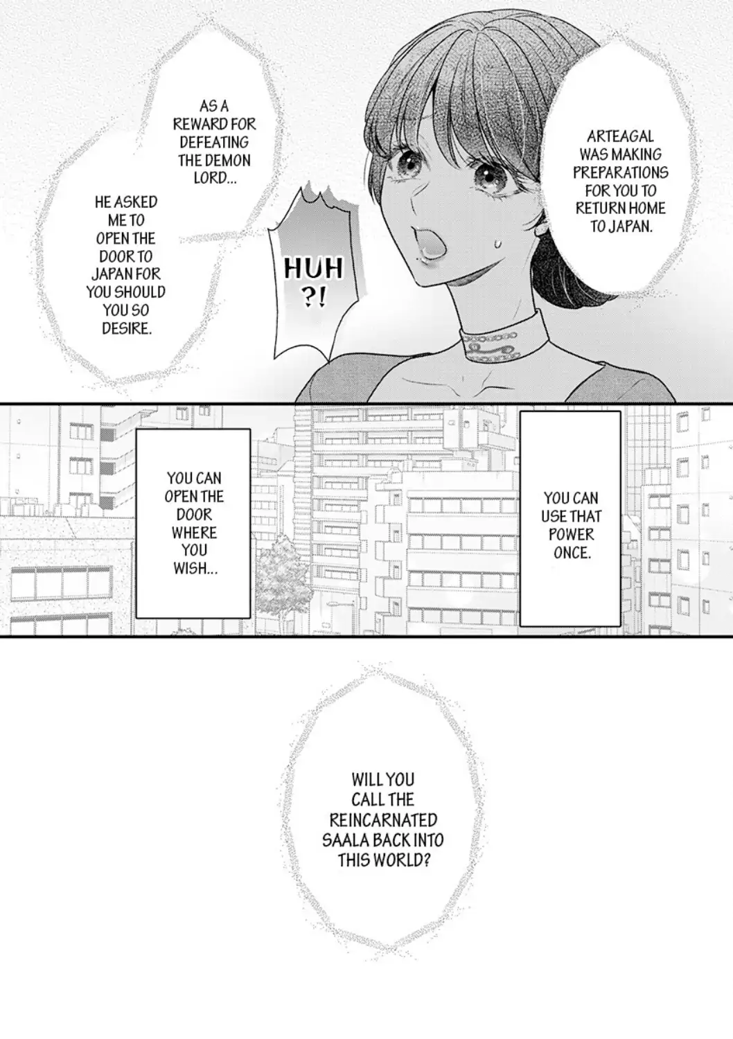 Inochi ni Kaete mo Mamoru to Chikatta - Cool na Goei Kishi wa Shoukansareta Seijo wo Atsuku Dekiai suru Chapter 8 - page 34