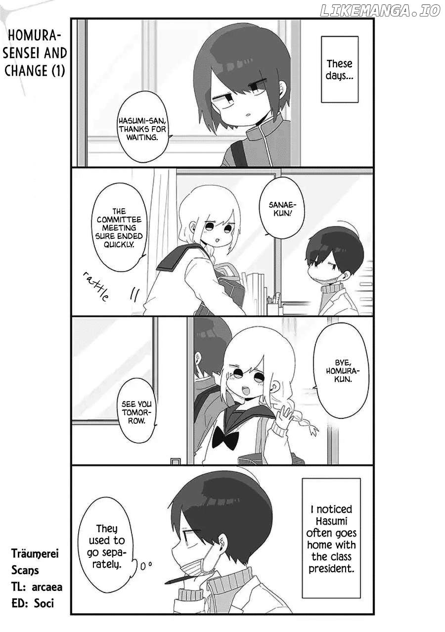 Homura Sensei Is Probably Unpopular Chapter 60 - page 1
