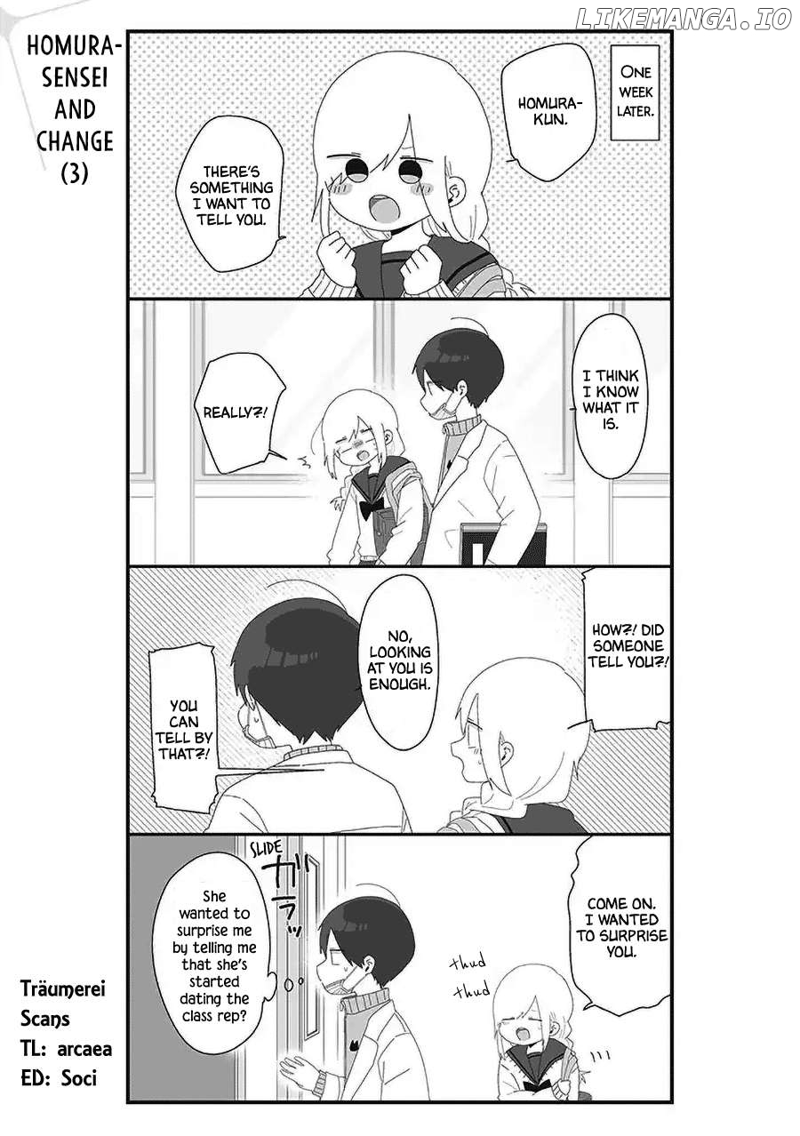 Homura Sensei Is Probably Unpopular Chapter 62 - page 1